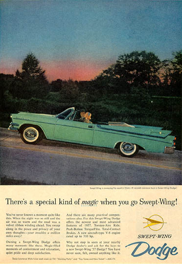 1957 Dodge Auto Advertising